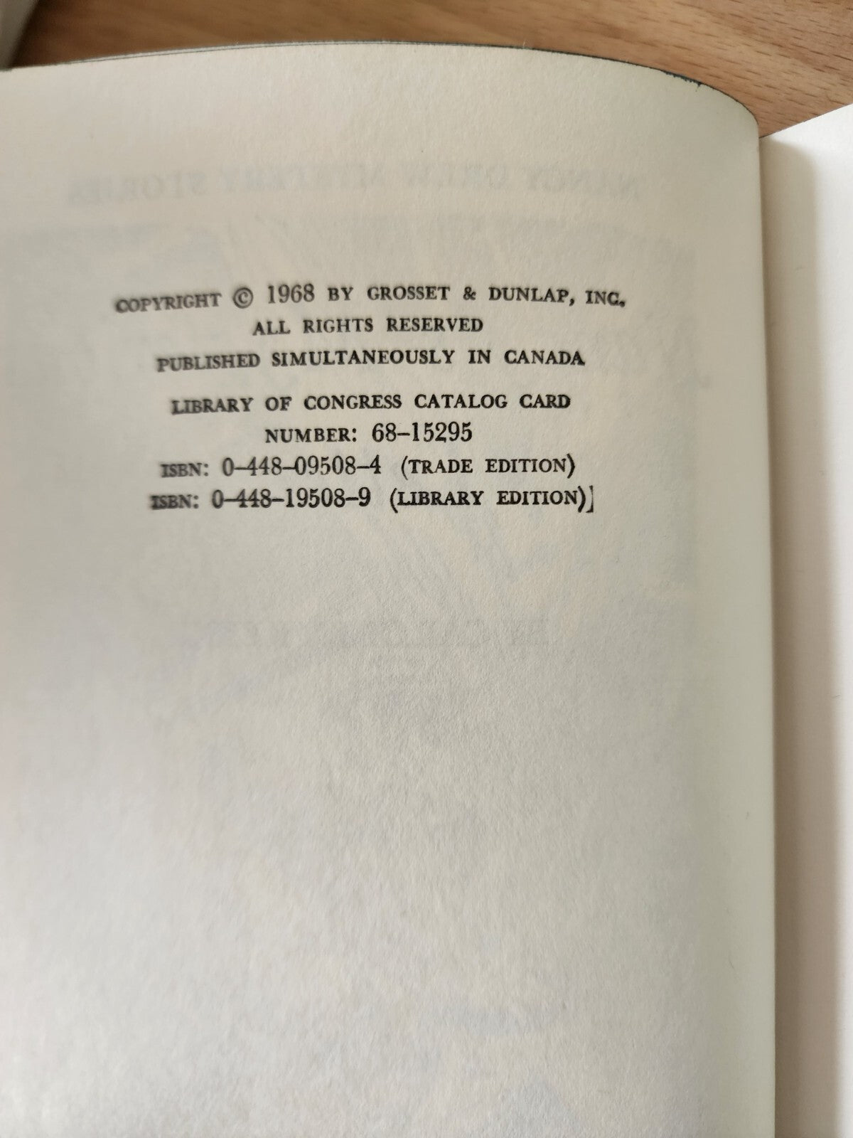 Nancy Drew #8 Nancy's Mysterious Letter by Carolyn Keene Hardcover Book 1968