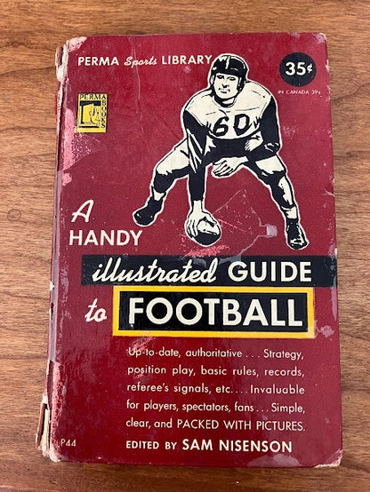 Vintage Perma Books - Sam Nisenson: Handy Illustrated Guide To Football