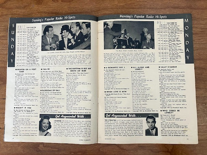 1941 - Song Parade America’s Foremost Lyric Magazine - Music Program