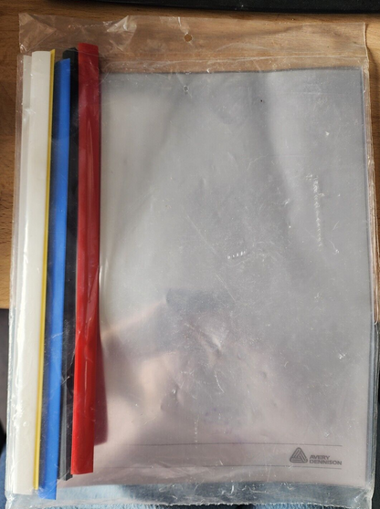 Avery Slide Lock Report Covers Pack of 6