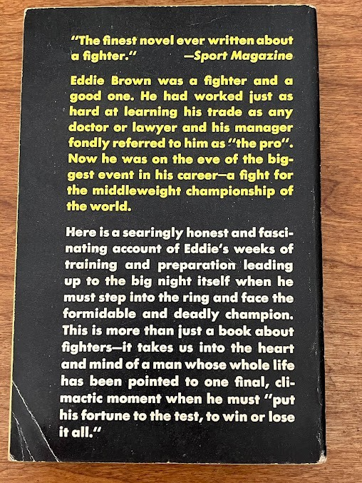 Vtg Paperback - The Professional by W.C. Heinz Boxing