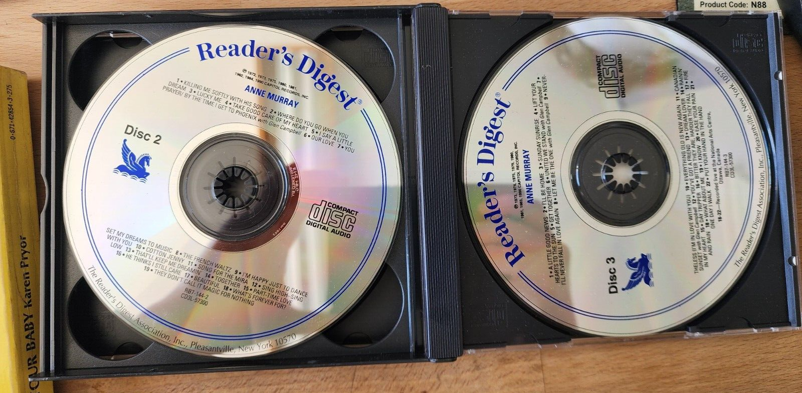 Anne Murray Her Greatest Hits & Finest Performances 3 CD Set Readers Digest