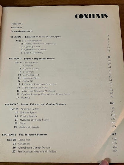 DIESEL MECHANICS - Softcover Textbooks - ERICH J. SCHULZ