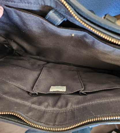 A NEW DAY BRAND WOMENS BLACK PURSE  PREOWNED FAUX LEATHER 