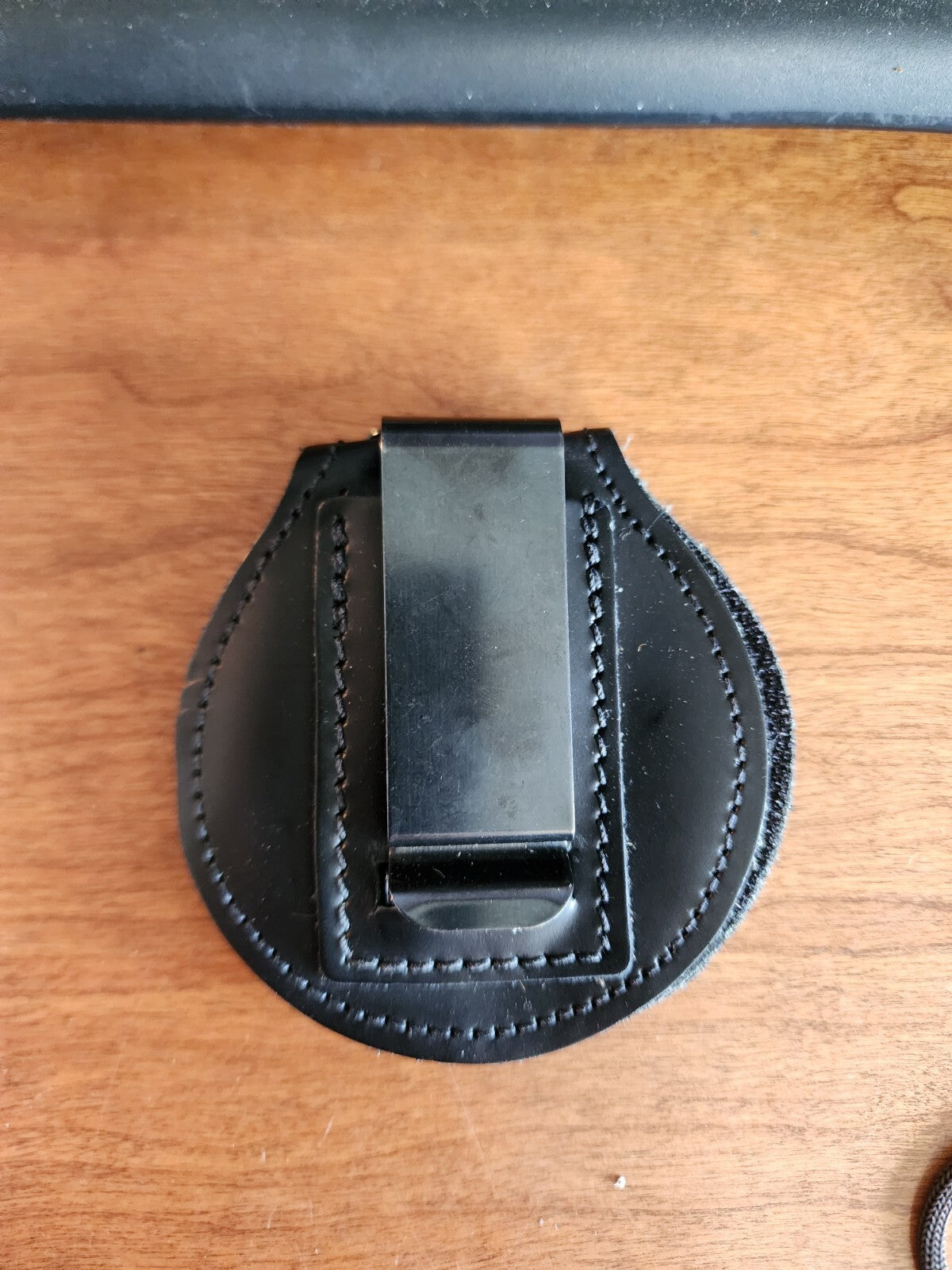 Auxiliary Police-Style Star Cut-Out Belt Clip