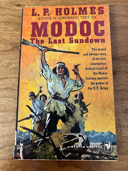 Bantam Books - L P Holmes - MODOC LAST SUNDOWN