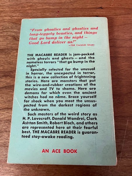 THE MACABRE READER - DONALD A. WOLLHEIM