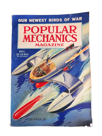 Popular Mechanics Magazine DEC 1941 WW2 Vtg History