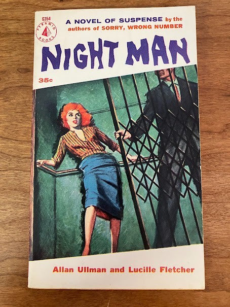 Vtg Paperback - Allan Ullman, Lucille Fletcher - NIGHT MAN