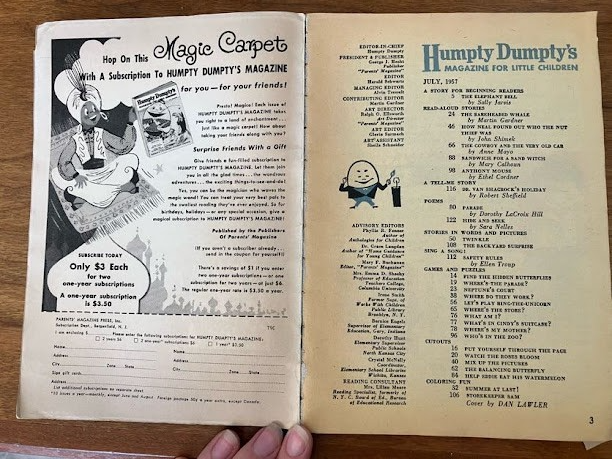 Humpty Dumpty‘s Magazine For Little Children (Lot Of 5)