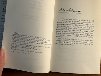 The Complete Book of Curtains, Slipcovers and Upholstery