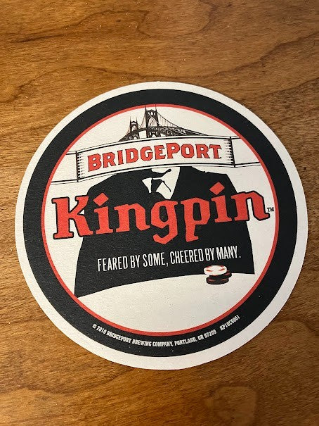 lot of 30 Beer Coaster ~ BRIDGEPORT Brewing co ~ KingPin