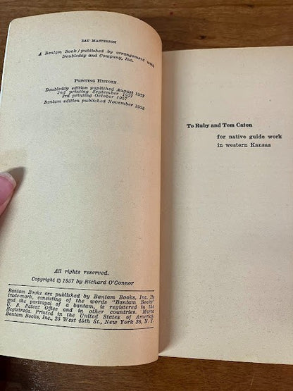 Bantam Books - Bat Masterson and Company Q by Richard O'Connor