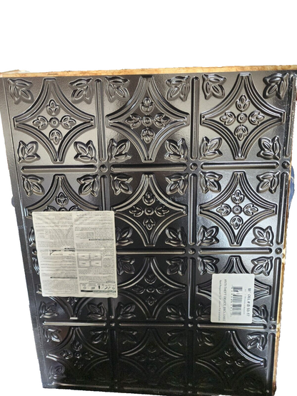 6 Fasade 18in x 24in Traditional Style/Pattern glue-up ceiling tile