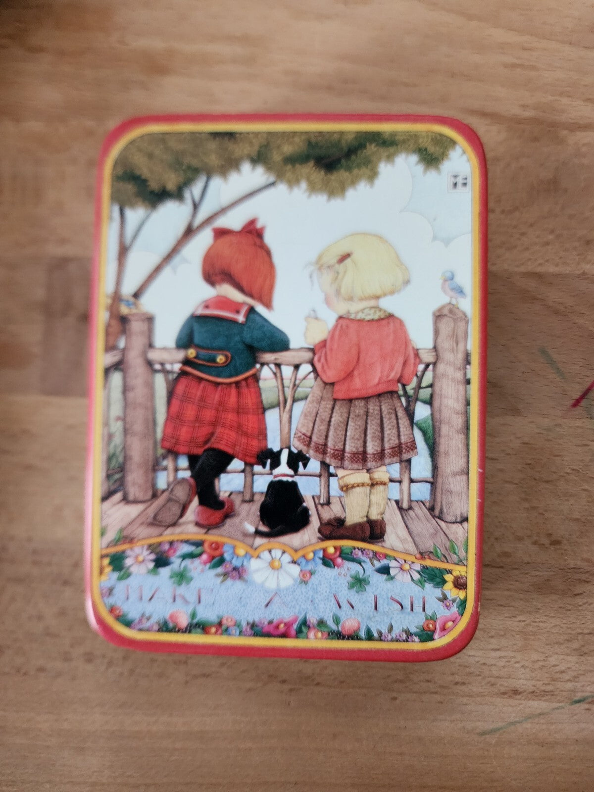 Vtg Mary Engelbreit Make a Wish Tin