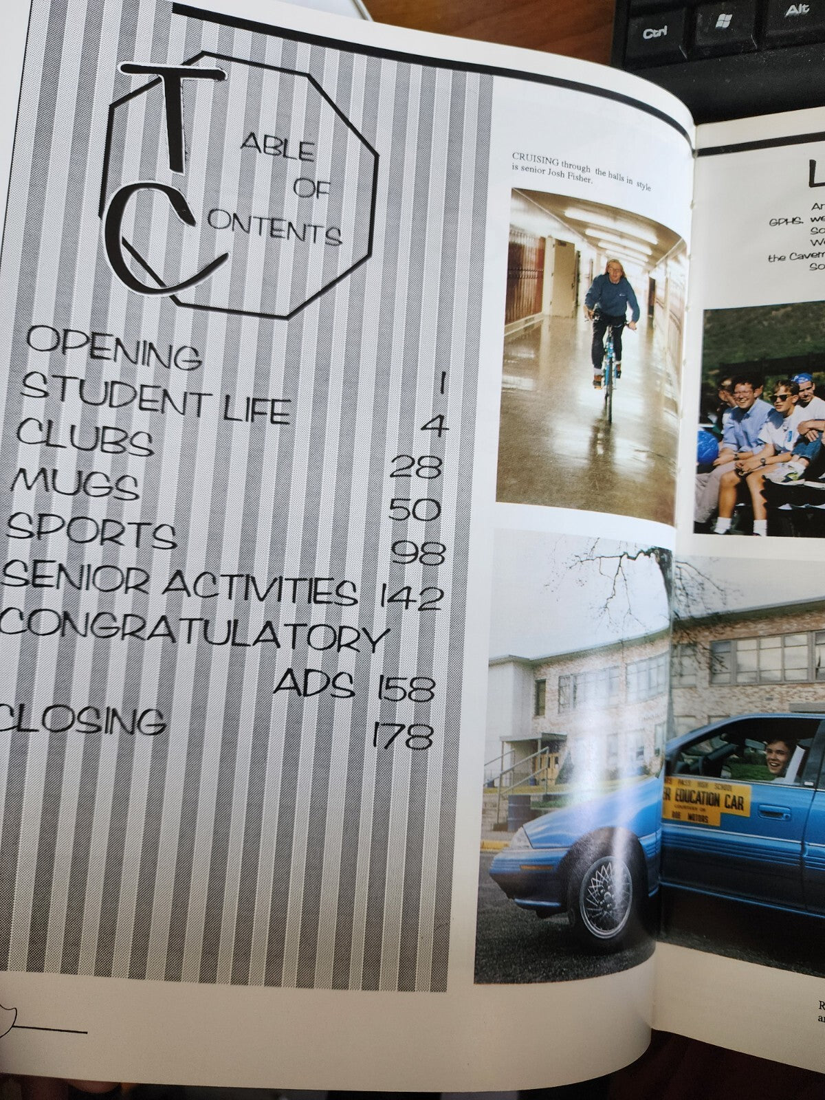 1993 Grants Pass Highschool Year book (Life is a Highway)