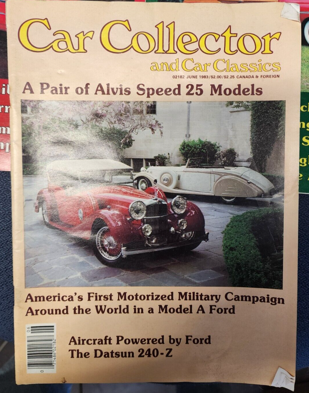 Lot of 3 CAR COLLECTOR AND CAR CLASSICS, Jan, June, Sept 1983