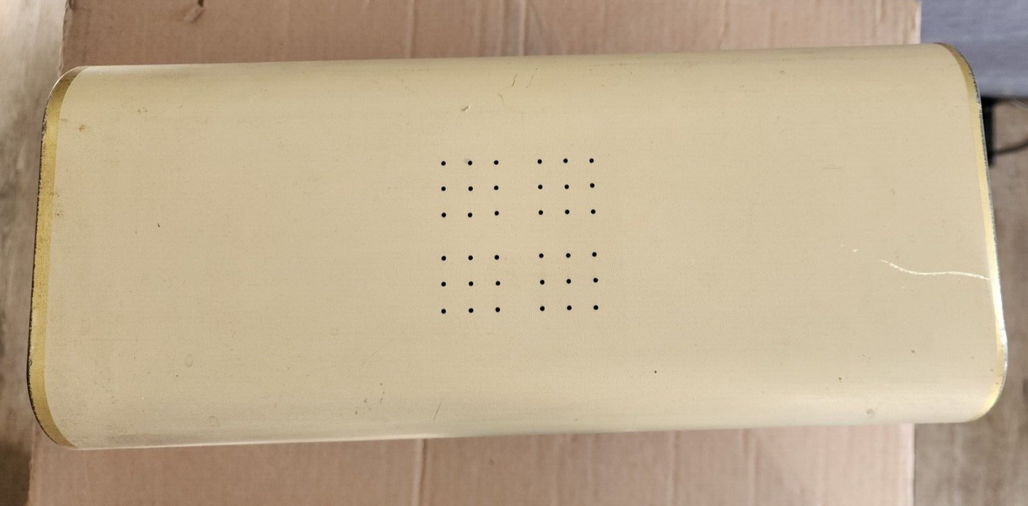 Rare Vtg Jewel T Autumn Leaf BREAD BOX metal 1940's