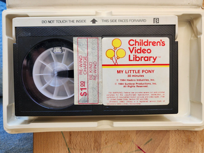 My Little Pony BETA 1984 Vintage Children's Video Library