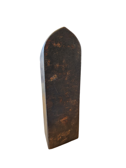Antique 1800s Primitive Cast Iron Flat Sad Iron, Non-Removable Handle