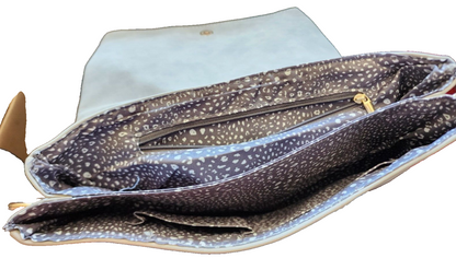 VR NYC Sadie Multi Compartment Crossbody Bag - Gray