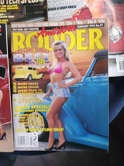 Lot Of 5 American Rodder Magazine From 1994 Jan Feb April May June
