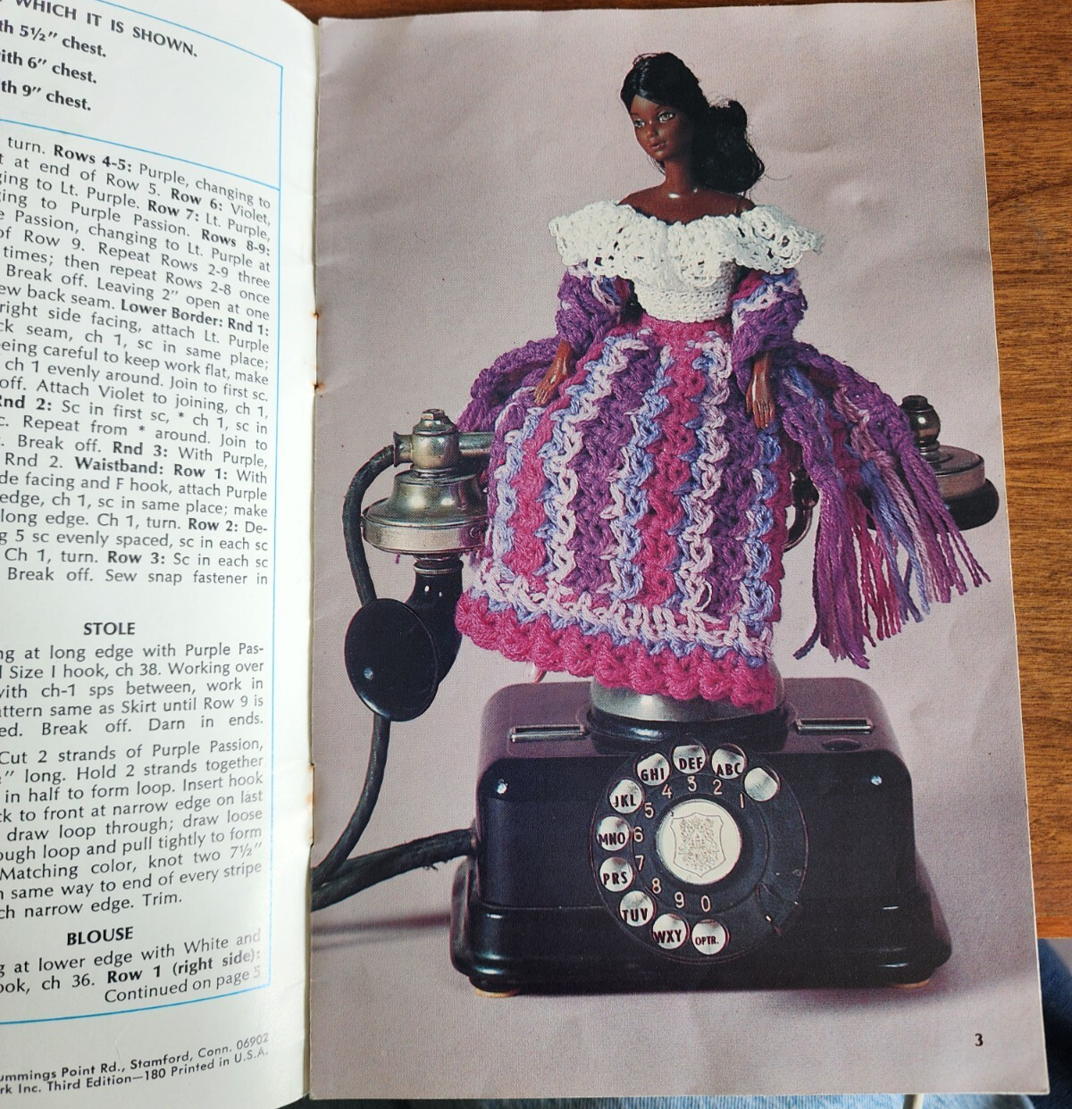 All For Dolls: Coats & Clark #270 Crochet Pattern 1978 Booklet