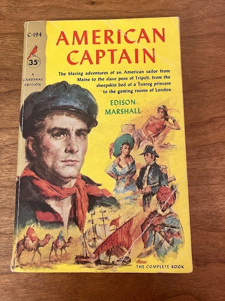 Cardinal Book - American Captain Edison Marshall