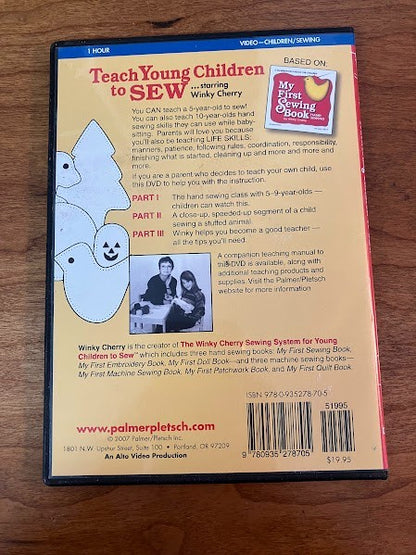 DVD: Teach Young Children to Sew by Winky Cherry
