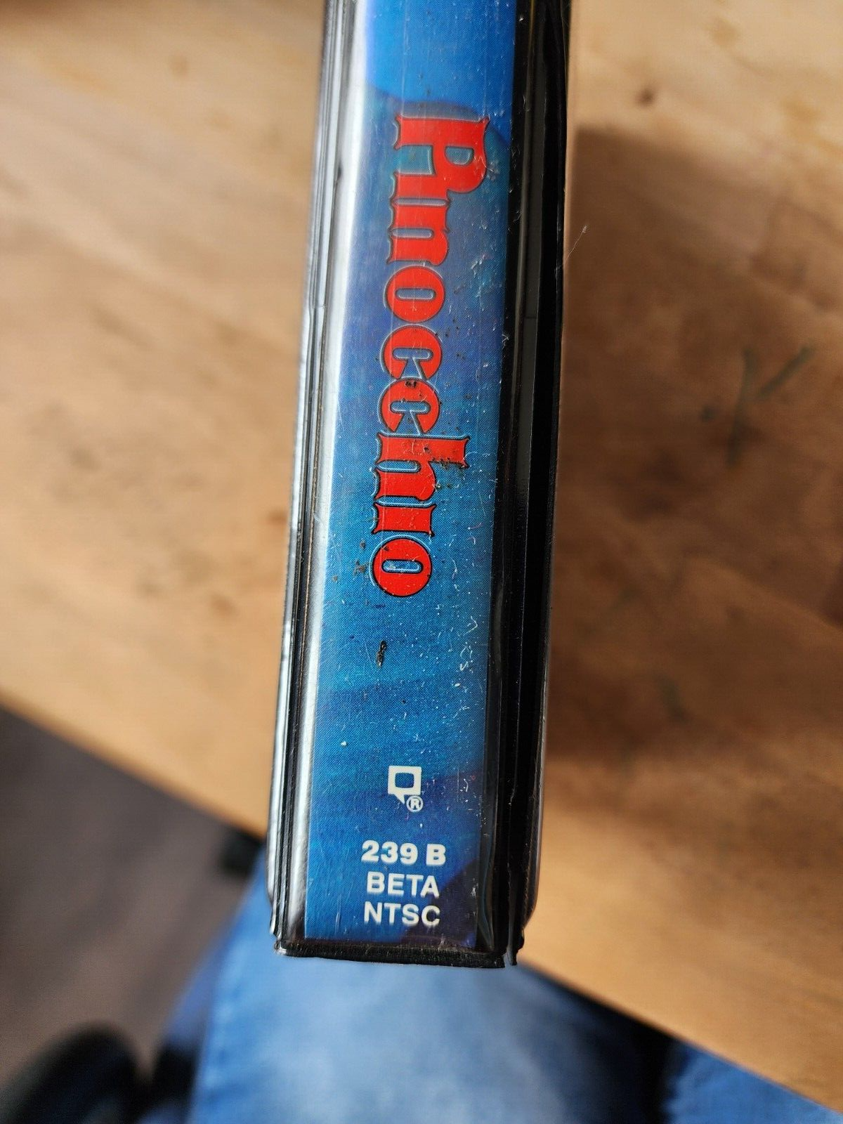 Pinocchio BETA tape Betamax Walt Disney Animation Classic