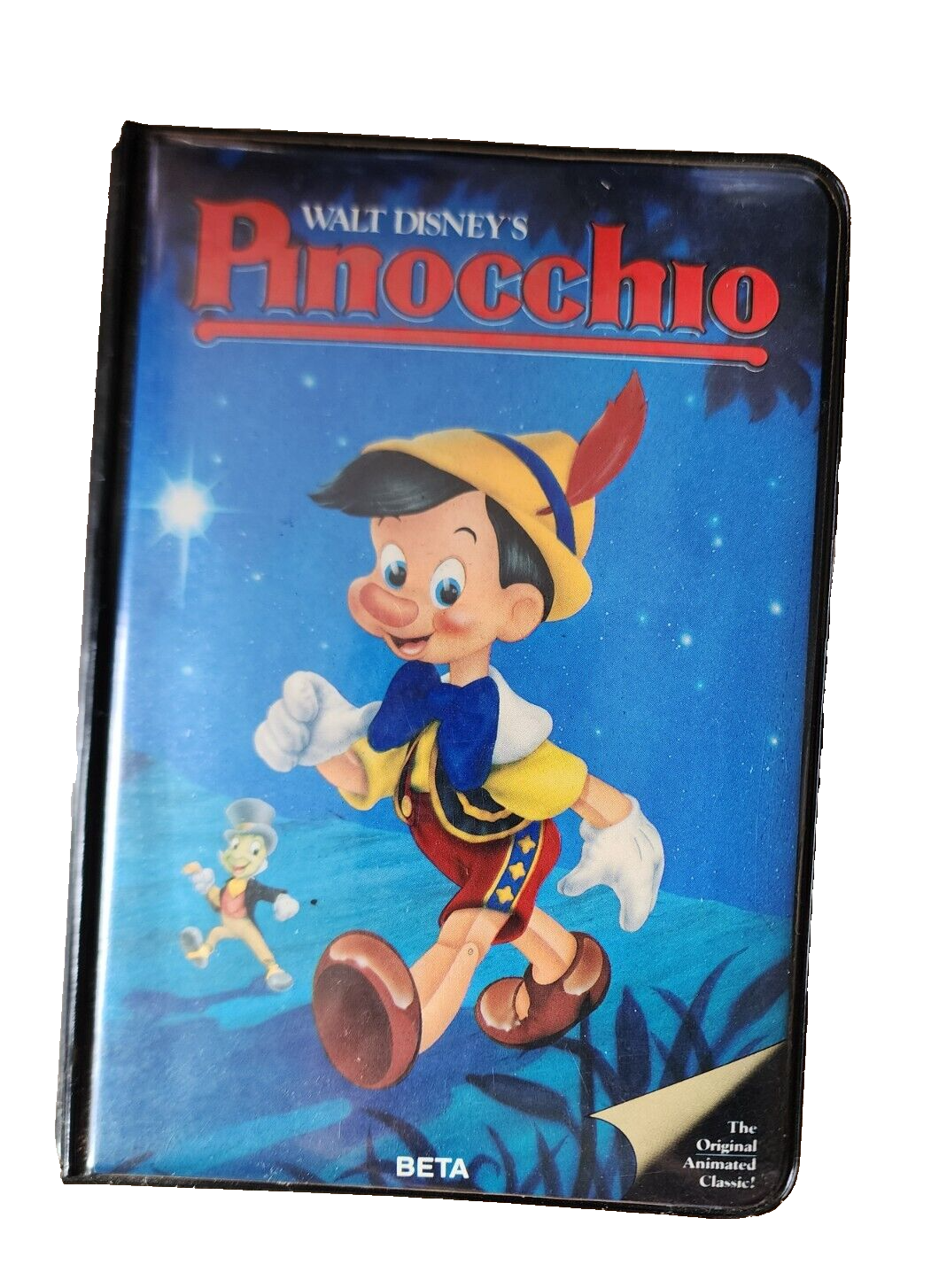 Pinocchio BETA tape Betamax Walt Disney Animation Classic