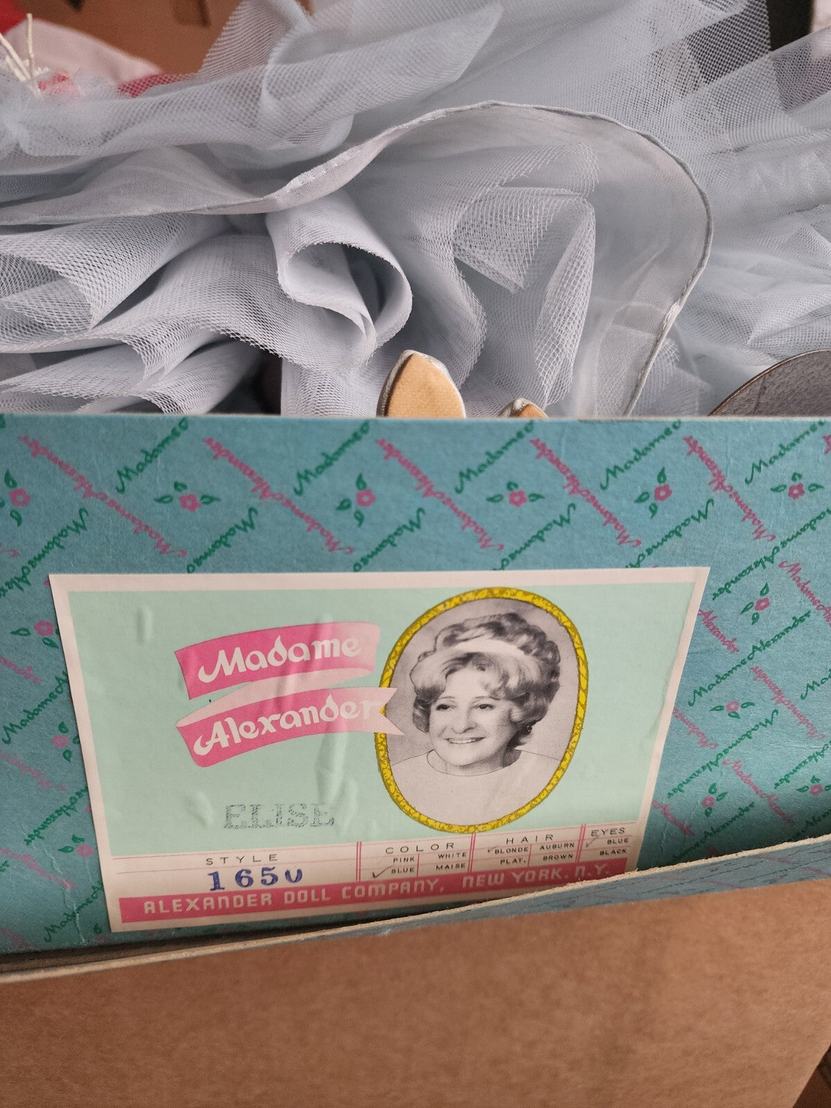 Madame Alexander  17” “ELISE” Doll All Original Vintage 1960s BlonHair Eyes Work