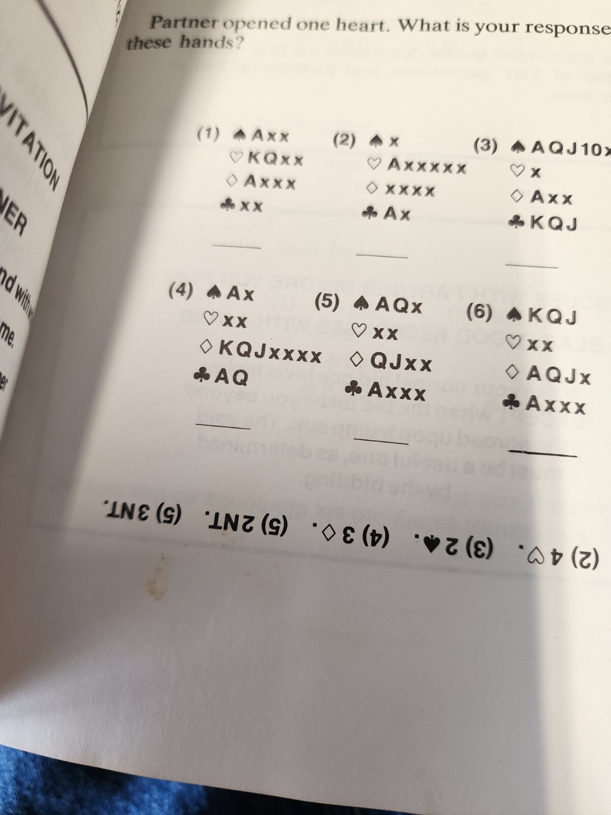 Intermediate Bridge Five Card Major Student Text - Acceptable