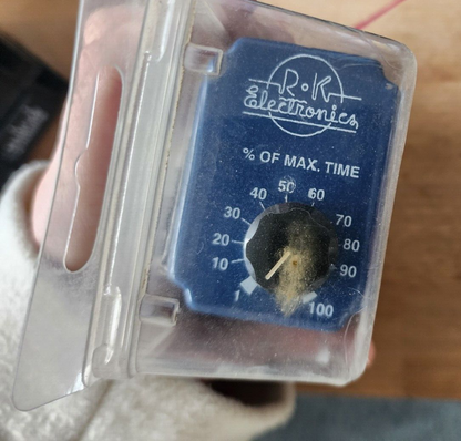 R-K Electronics Delay Timer Relay CCB-115A-2-1M 115 Volt .01-1 Minute