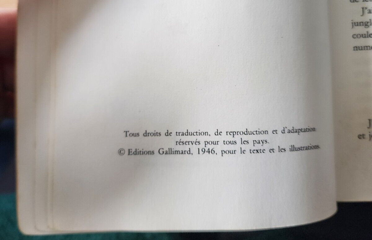 Le petit prince french little prince exupery - French Edition 1984