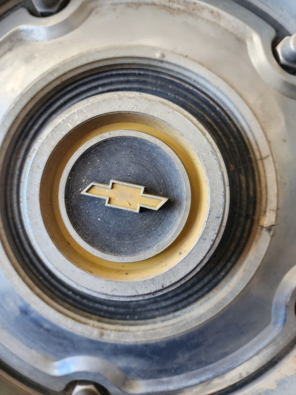 Vintage (2) Chevy C-10 truck hubcaps Original 15”