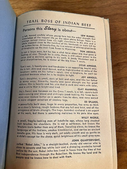Trail Boss of Indian Beef by Harold Channing Wire