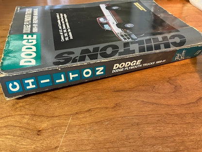 Chilton - Dodge/Plymouth Trucks 1989-91 Repair Manual