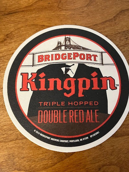 lot of 30 Beer Coaster ~ BRIDGEPORT Brewing co ~ KingPin