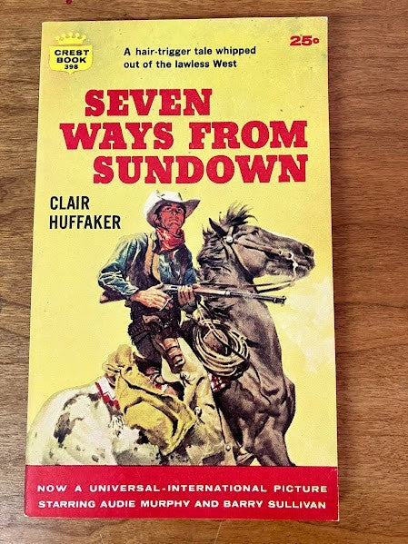 Crest Books: Lot of 4 Western Paperbacks