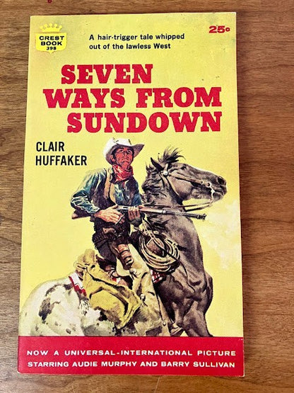 Crest Books: Lot of 4 Western Paperbacks