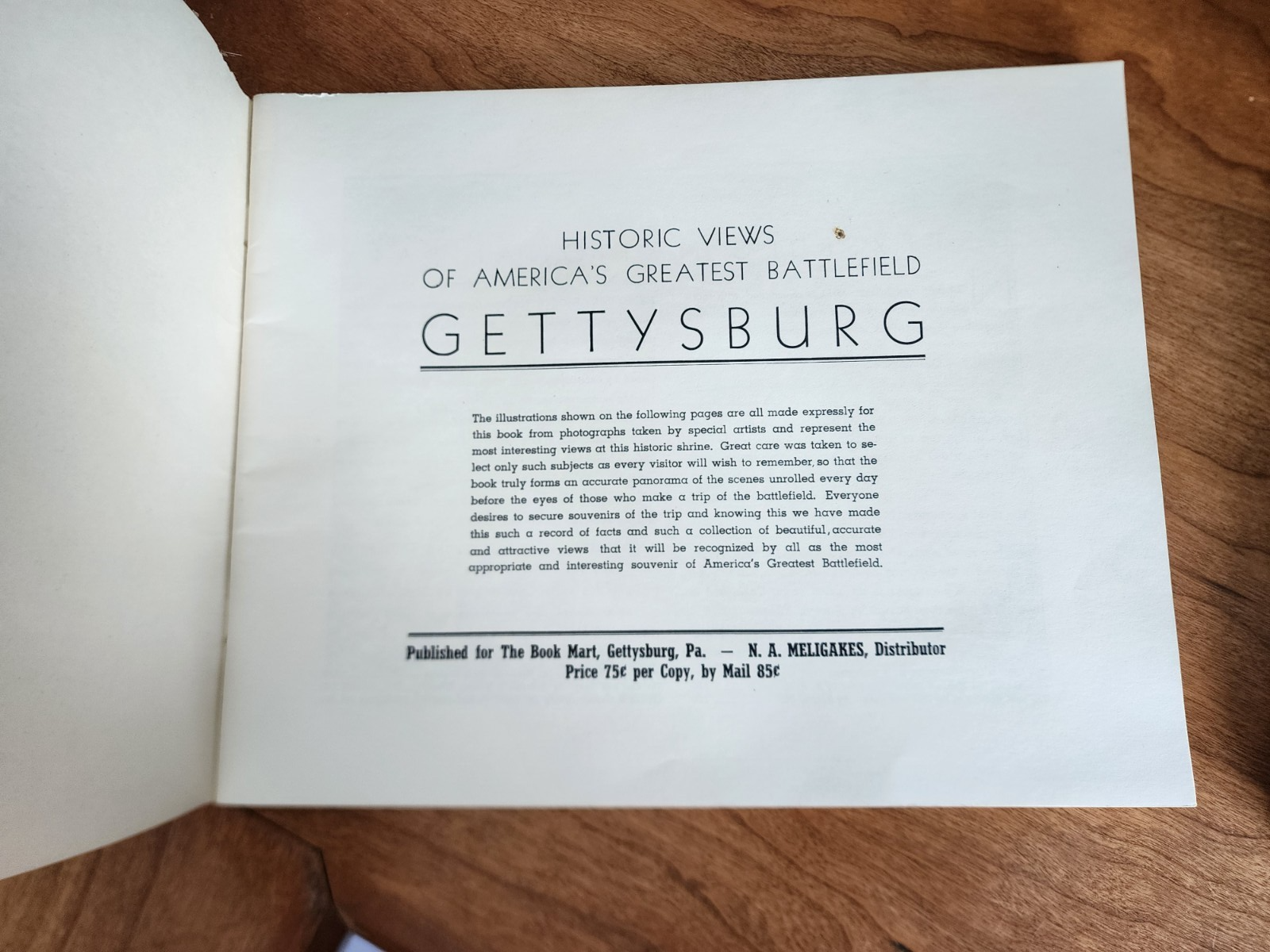 The Story Gettysburg In Pictures , Blocher's paperback Book
