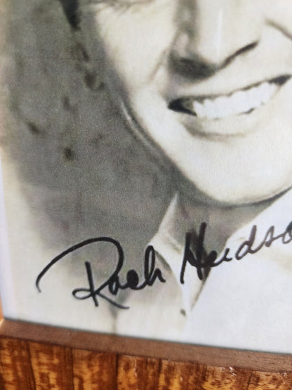 Wooden picture frame 5 x 7 With Printed Picture of Rock Hudson