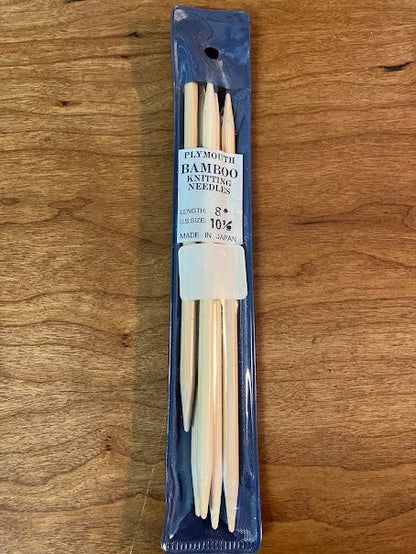 Plymouth - BAMBOO Knitting Needles - Length 8" Size 10 1/2 - Made in Japan