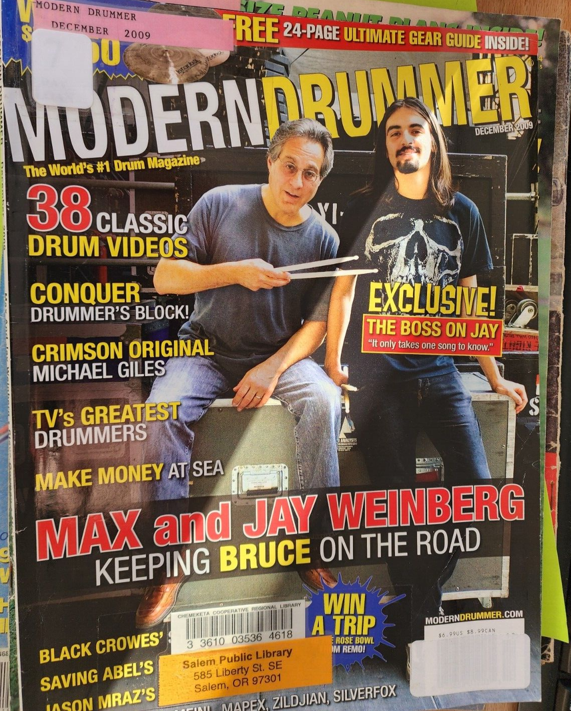 Lot of 4 Drummer Magazine from 2009 Mar, Oct, Nov, Dec