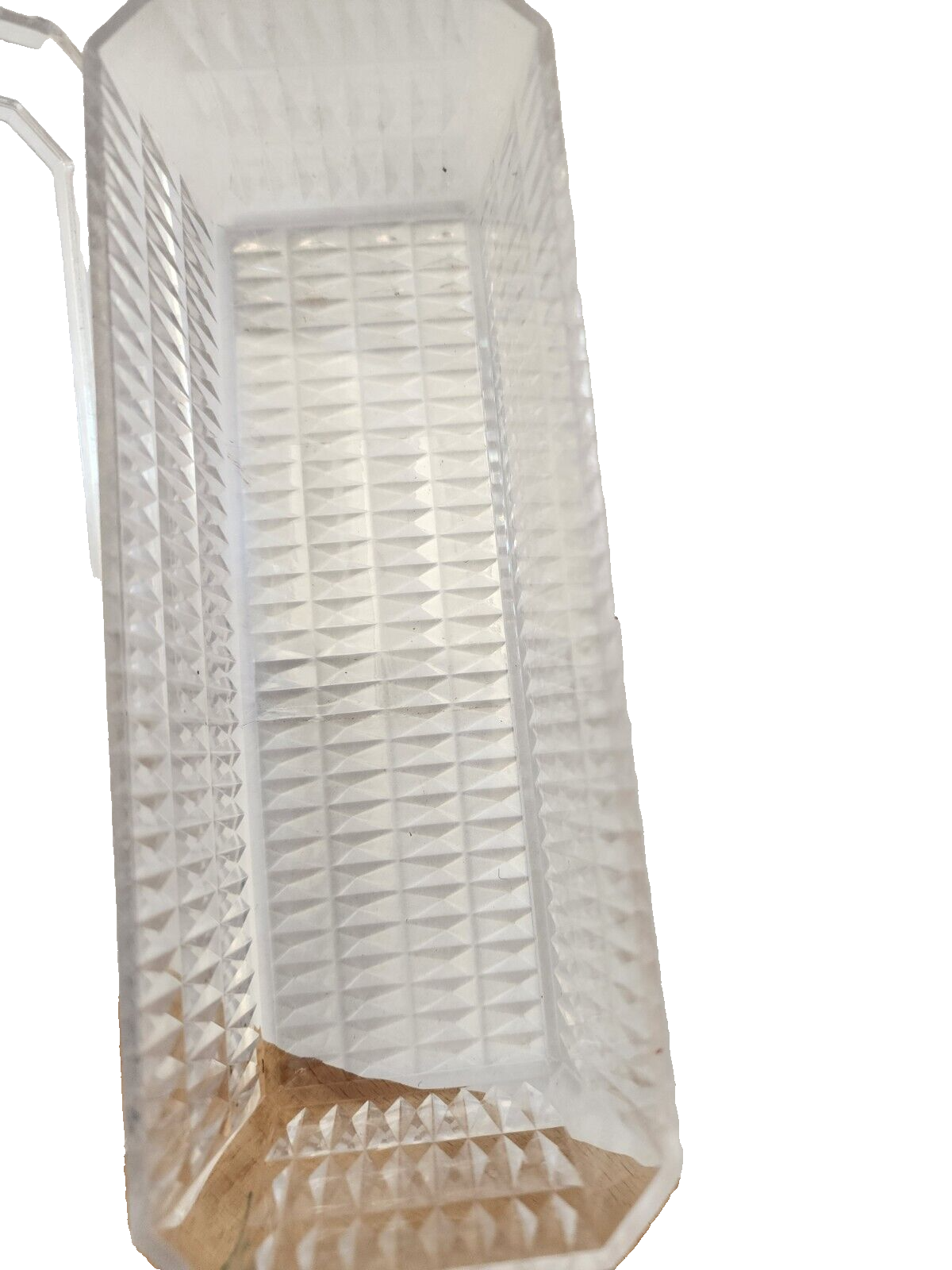 Clear Plastic Butter Dish w/ Cover Lid - Holds Standard Butter Stick