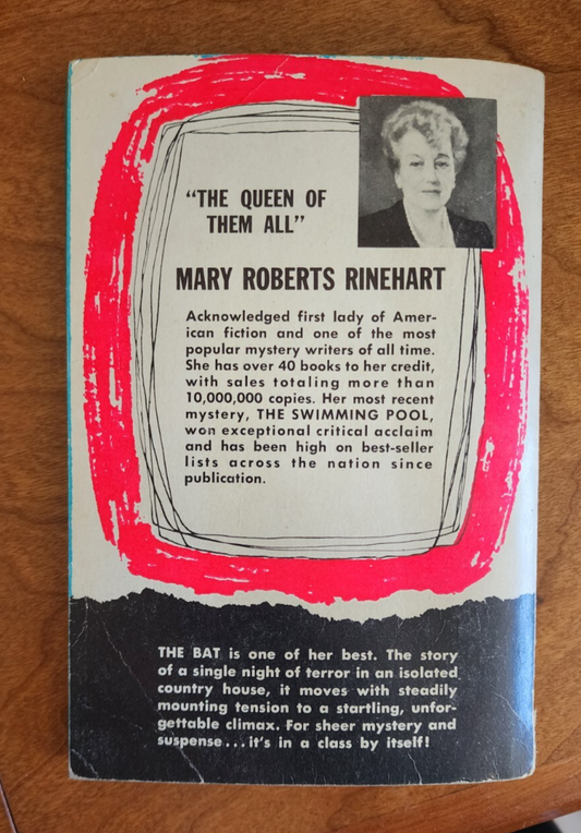 The Bat by Mary Roberts Rinehart - Paperback Dell Book 652
