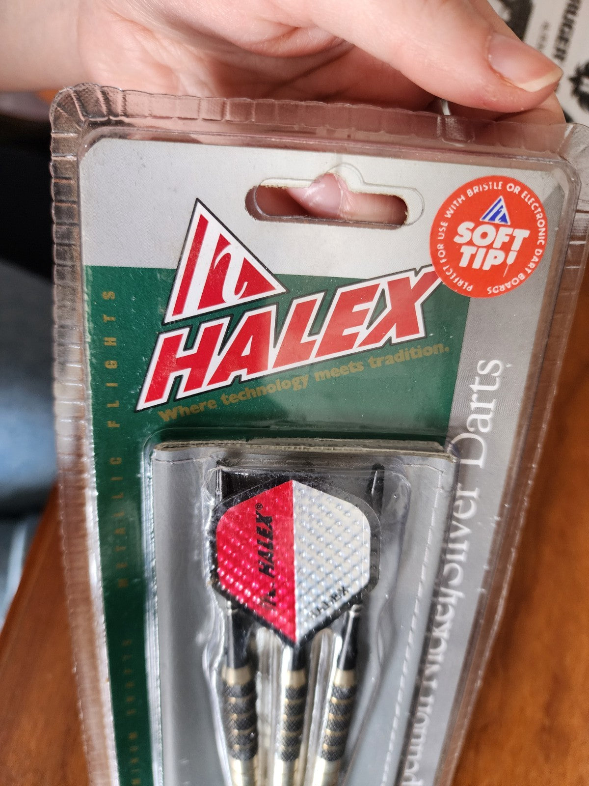 Halex Competition Nickel/Silver Darts 17 Gram Soft Tip 3 Pack