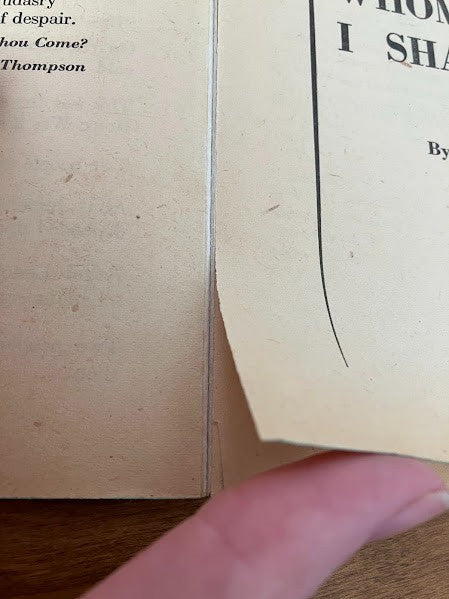 Dell Book - Whomsoever I Shall Kiss by Curt Siodmak