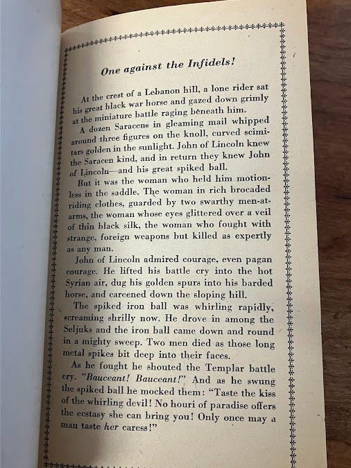 Vintage Paperback - Gardner F. Fox: One Sword for Love